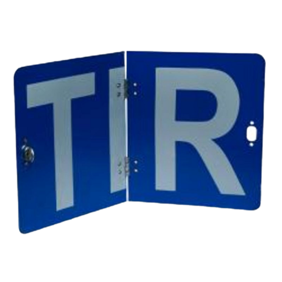 Таблица TIR (складная)